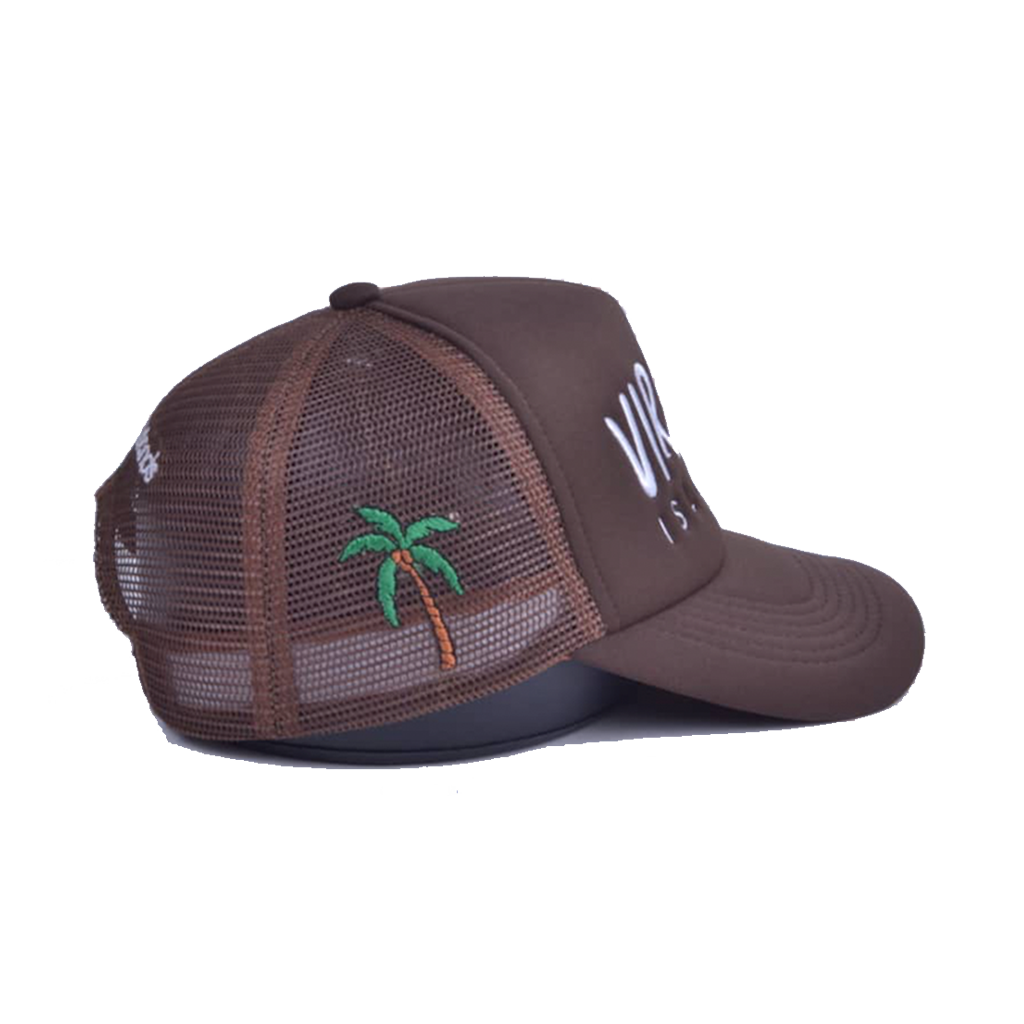 Virgin Islands Trucker Hat - Brown