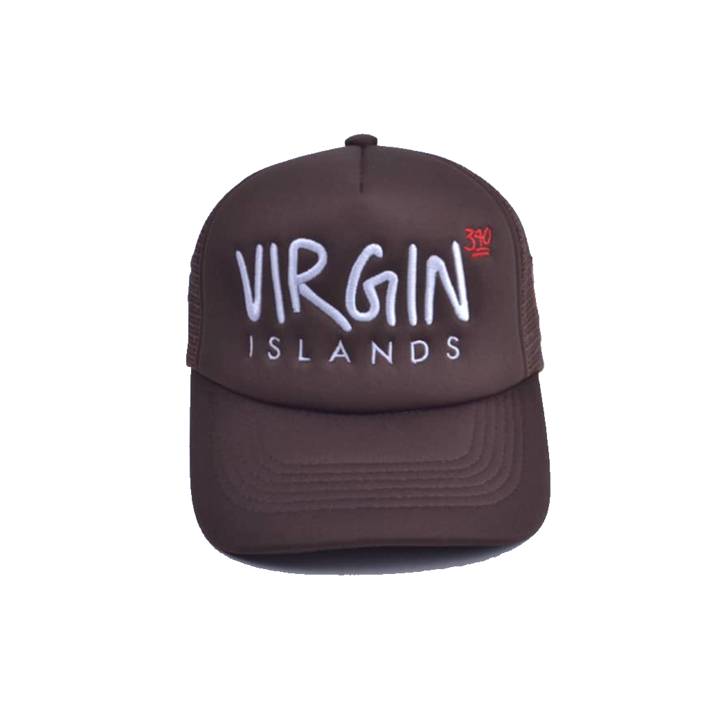 Virgin Islands Trucker Hat - Brown