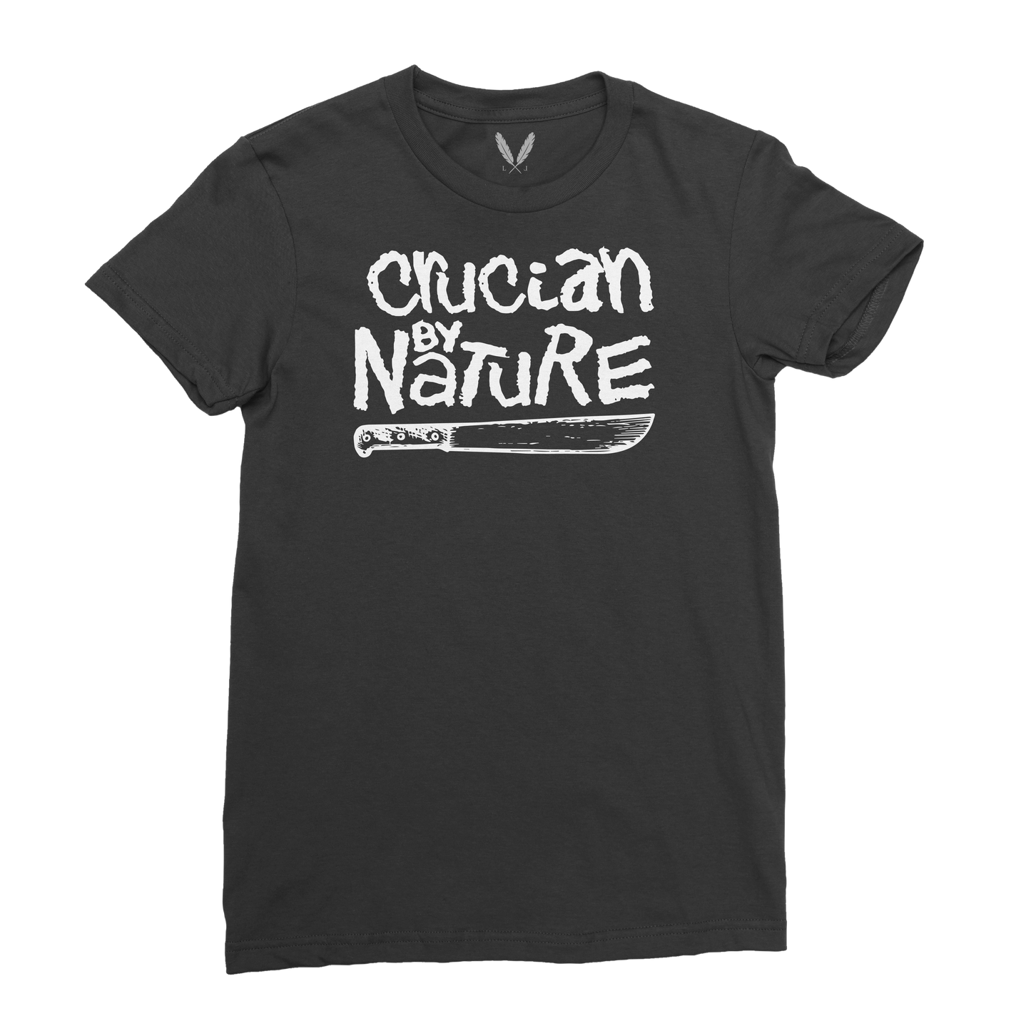 Crucian By Nature Logo (W) - Black