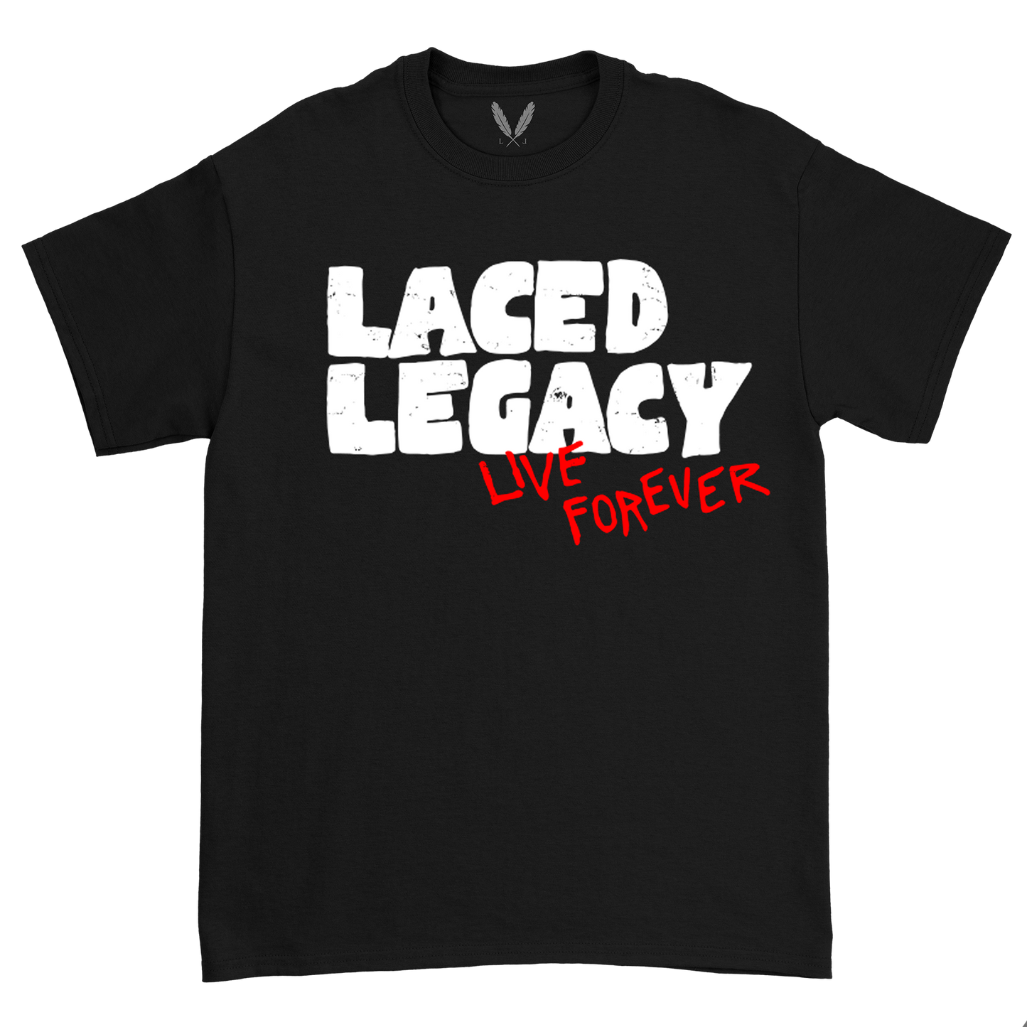 LL Live Forever Tag Logo - Black