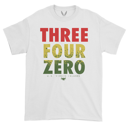 Three Four Zero (Ice, Gold & Green) - White