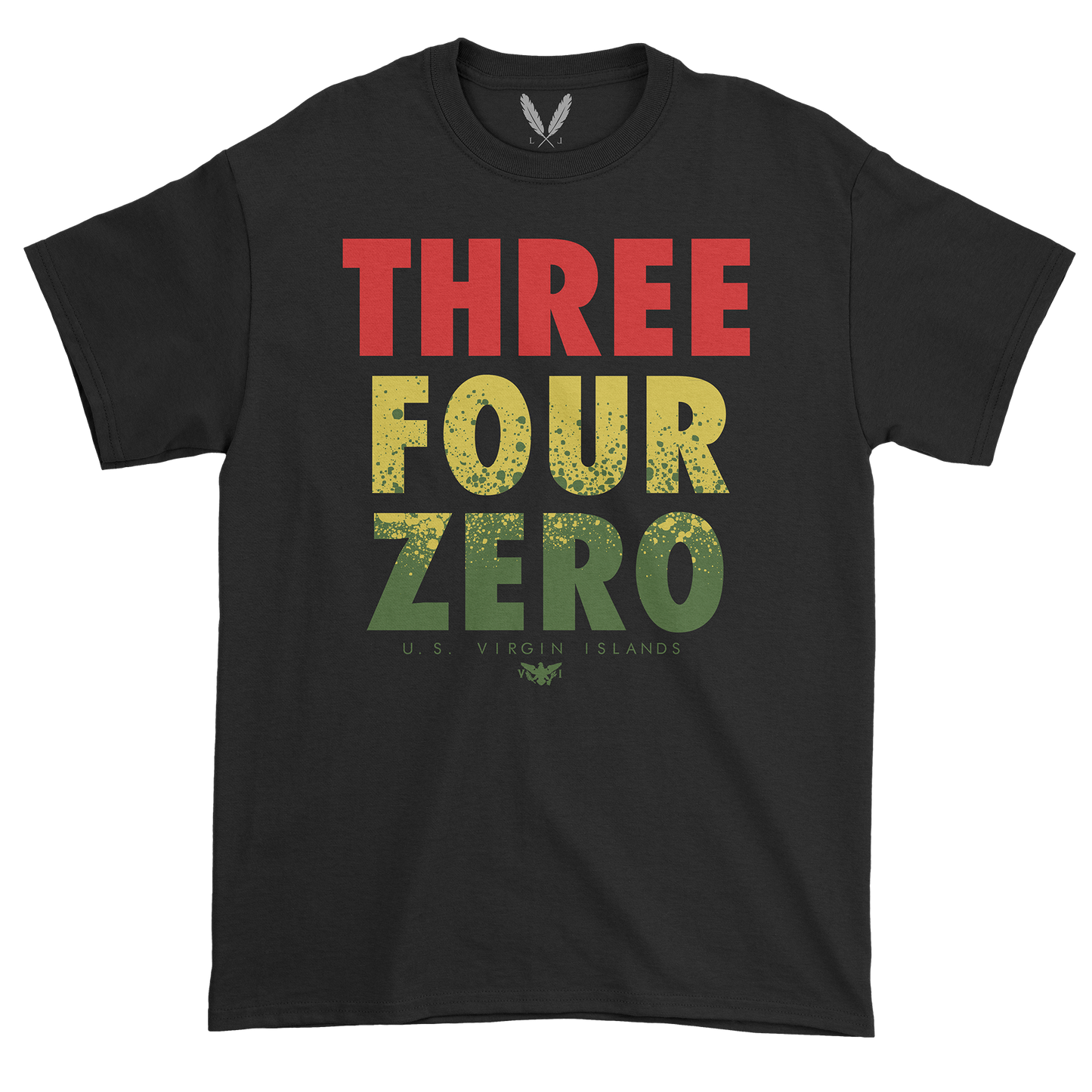 Three Four Zero (Ice, Gold & Green) - Black