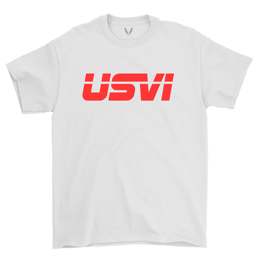 USVI Sport Logo - White