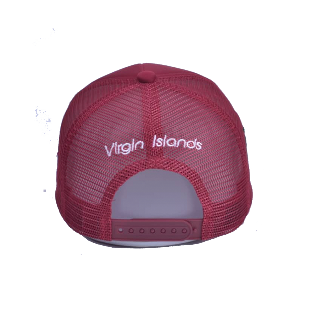 Virgin Islands Trucker Hat - Maroon