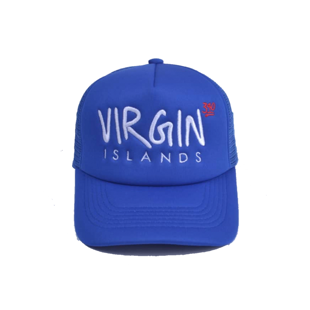 Virgin Islands Trucker Hat - Royal Blue